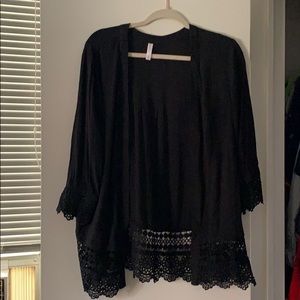 Light weight open cardi